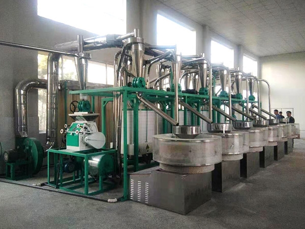 石磨面粉機小麥制面粉流程是什么？
